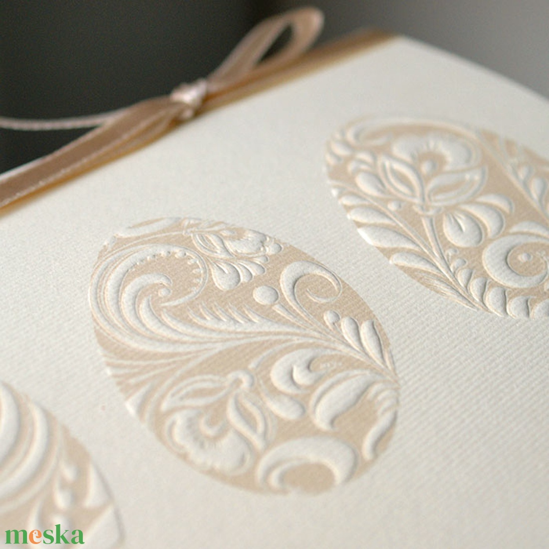 Egyedi mintás húsvéti lap - otthon & életmód - papír, írószer - ajándékozás kellékei - képeslap, üdvözlőlap - Meska.hu