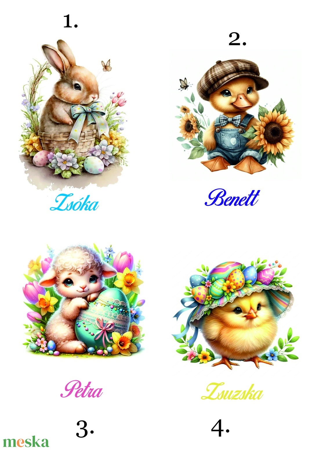 Húsvéti zsák egyedi mintával, névvel  - táska & tok - kézitáska & válltáska - kézitáska - Meska.hu