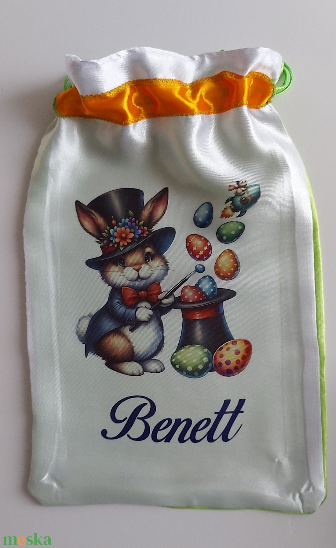 Húsvéti zsák egyedi mintával, névvel  - táska & tok - kézitáska & válltáska - kézitáska - Meska.hu