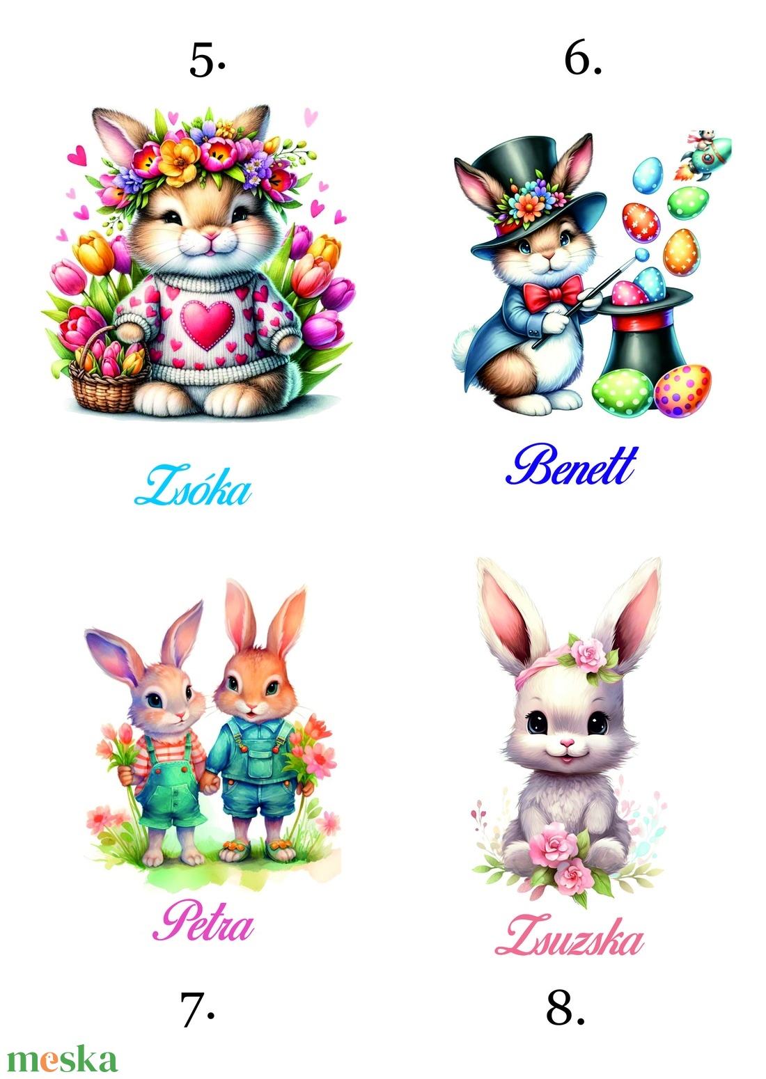 Húsvéti zsák egyedi mintával, névvel  - táska & tok - kézitáska & válltáska - kézitáska - Meska.hu