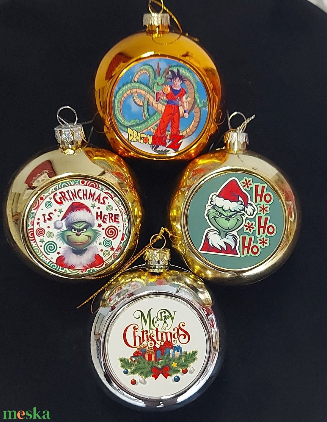 Egyedi képes karácsonyfadísz  - karácsony - karácsonyi lakásdekoráció - karácsonyfadíszek - Meska.hu