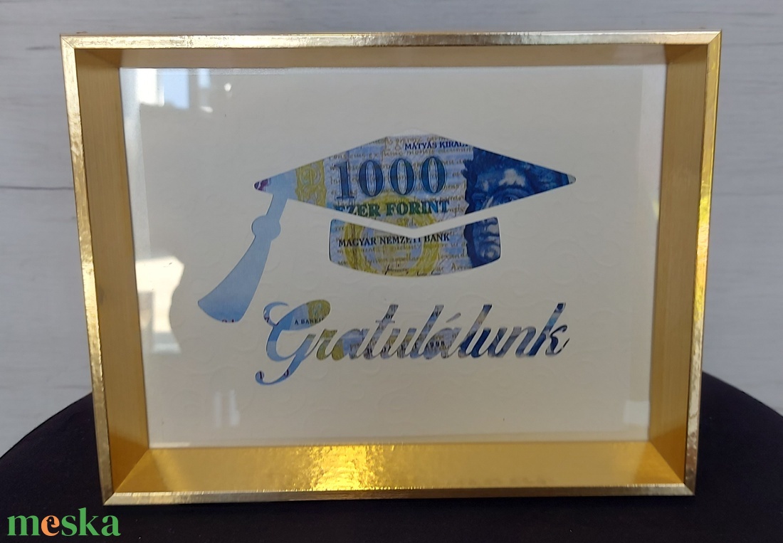 Ballagási pénzátadó keret - otthon & életmód - papír, írószer - meghívó - ballagási meghívó - Meska.hu