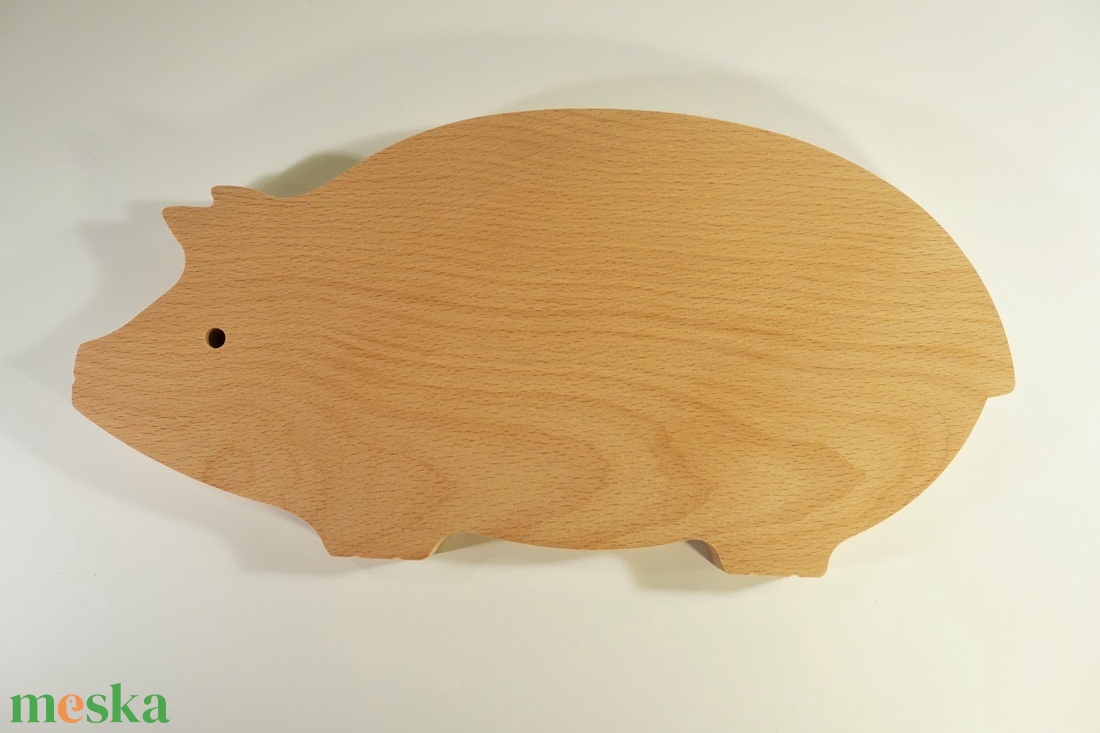 Malac alakú vágódeszka - otthon & életmód - konyhafelszerelés, tálalás - sütés, főzés - vágódeszka - Meska.hu