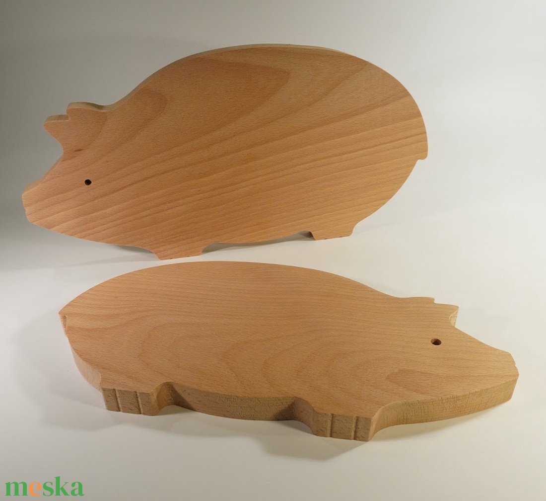 Malac alakú vágódeszka - otthon & életmód - konyhafelszerelés, tálalás - sütés, főzés - vágódeszka - Meska.hu