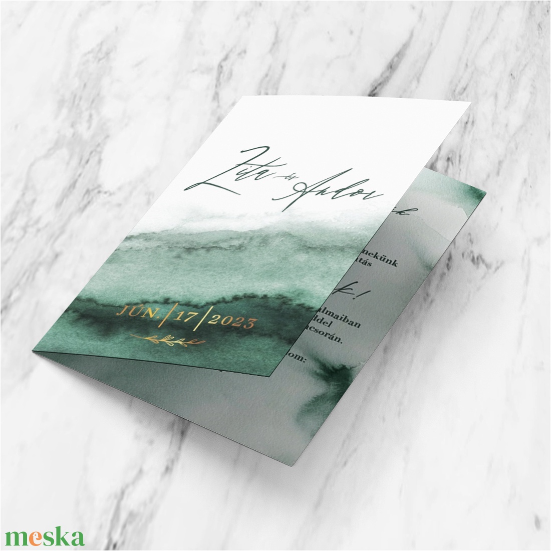 SAGE WATERCOLOR zöld kinyithatós esküvői meghívó - esküvő - meghívó & kártya - meghívó - Meska.hu SAGE WATERCOLOR zöld kinyithatós esküvői meghívó - esküvő - meghívó & kártya - meghívó - Meska.hu