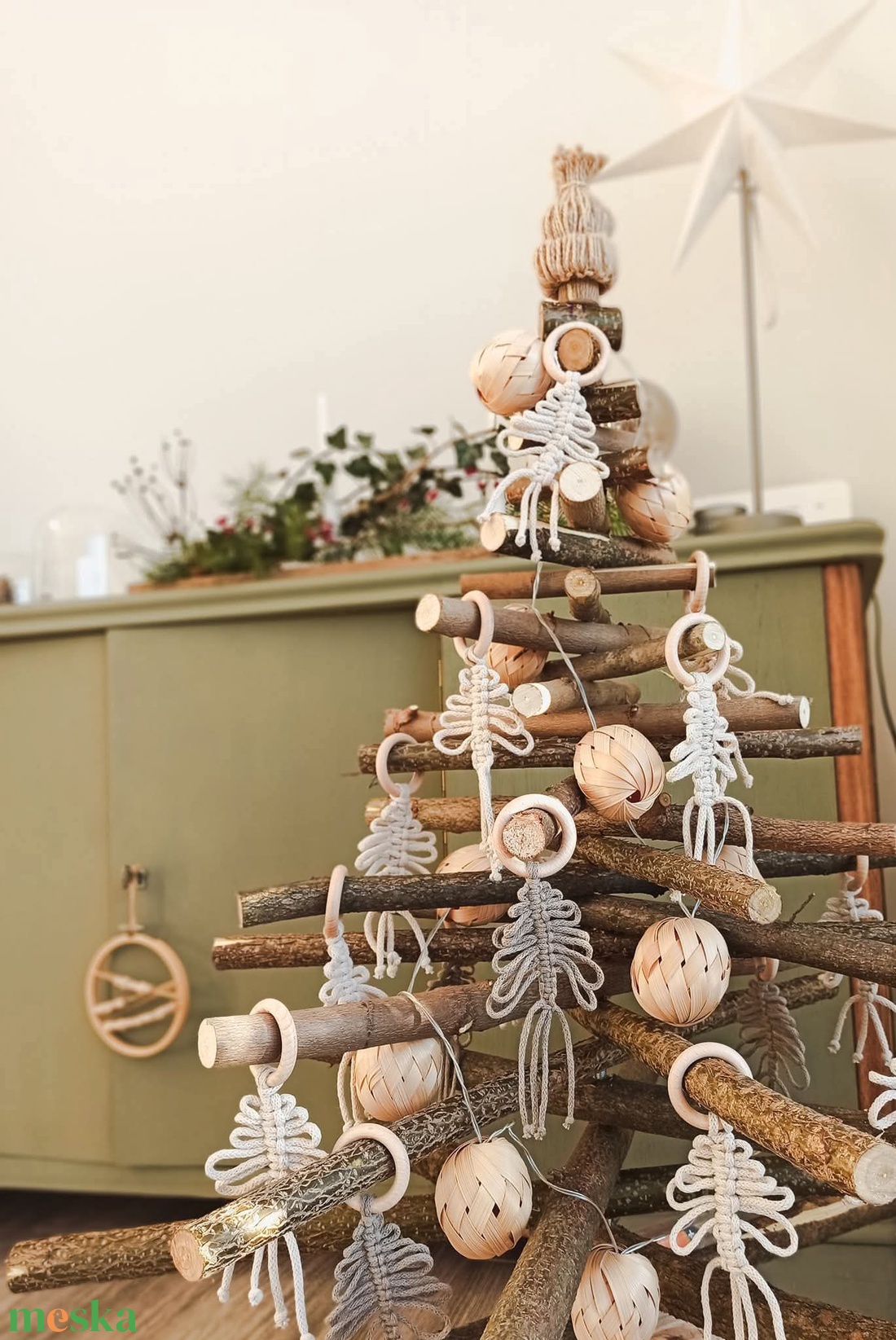 4 darabos szalvétagyűrű / karácsonyfadísz díszdobozban - karácsony - adventi díszek - adventi asztaldísz - Meska.hu