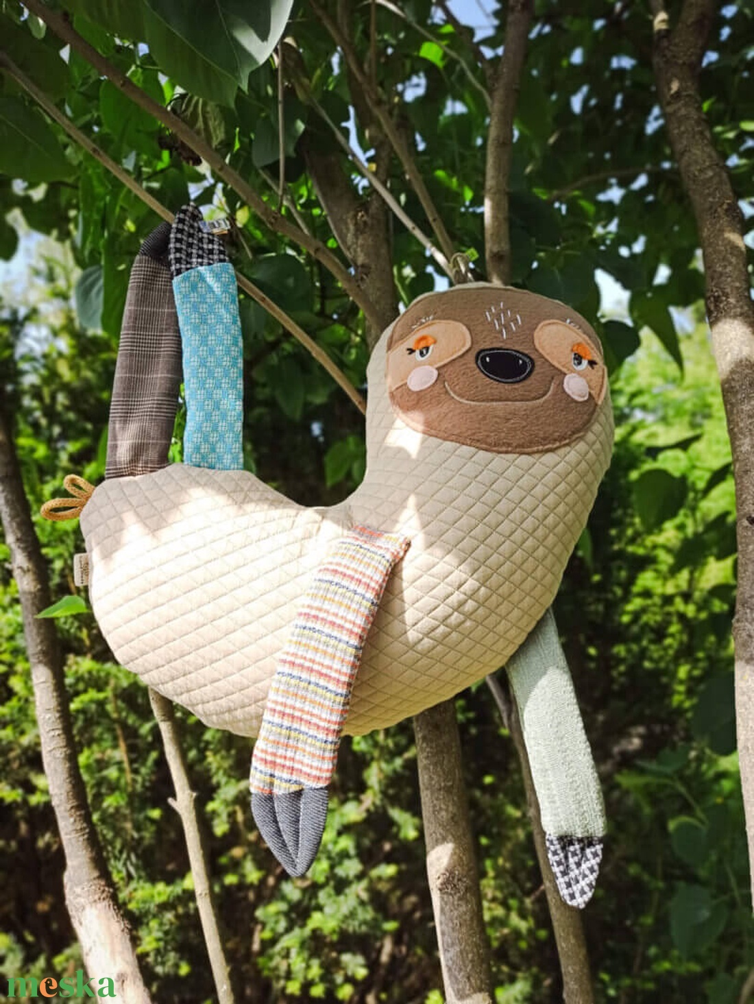 Lajhár textiljáték  - játék & sport - plüssállat & játékfigura - más figura - Meska.hu