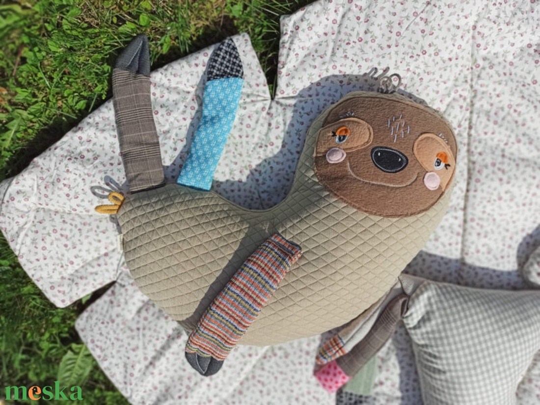 Lajhár textiljáték  - játék & sport - plüssállat & játékfigura - más figura - Meska.hu