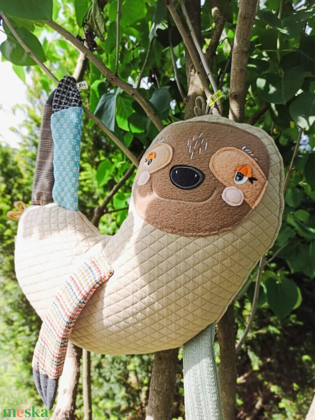 Lajhár textiljáték  - játék & sport - plüssállat & játékfigura - más figura - Meska.hu