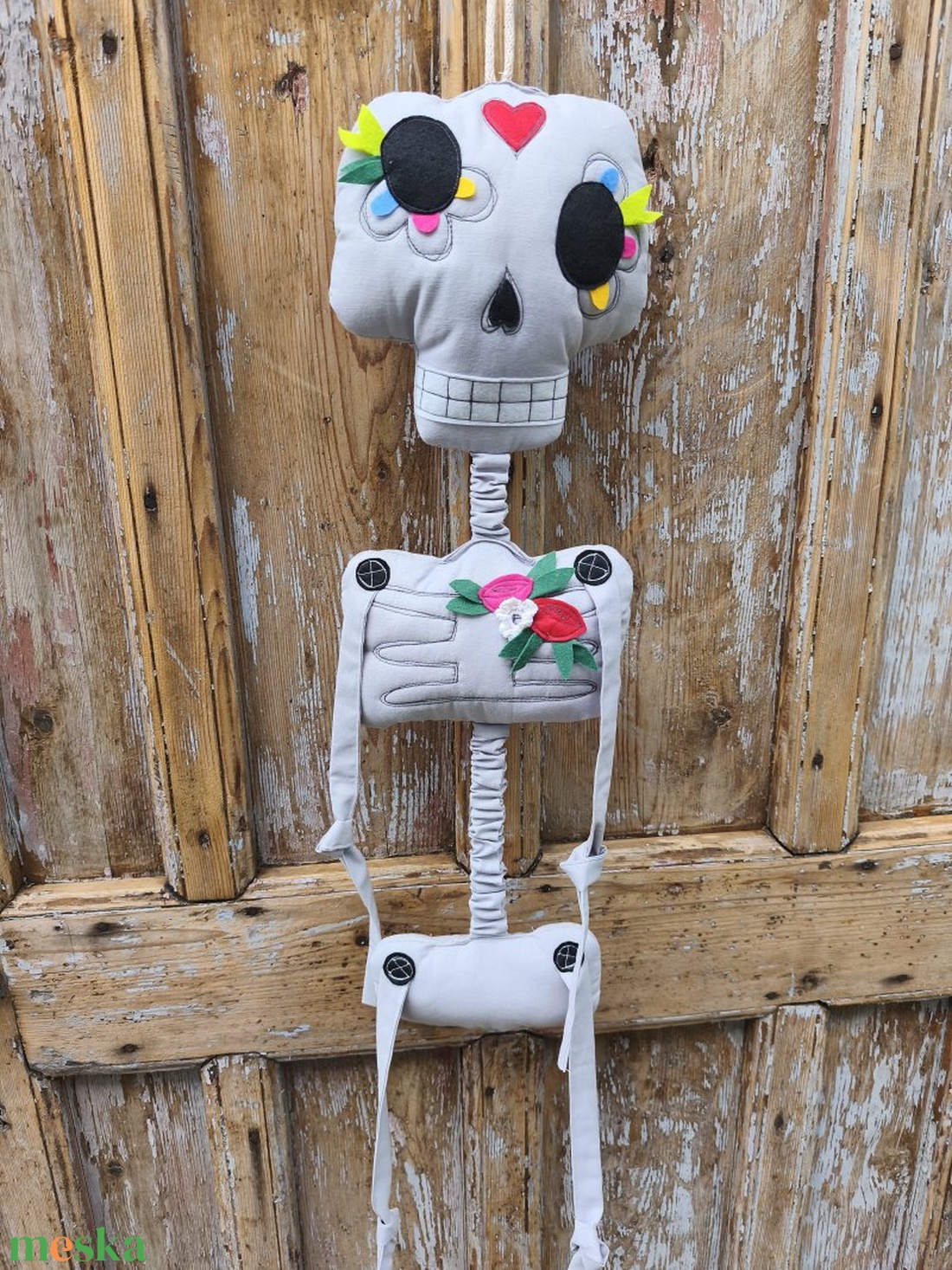 Textil csontváz - otthon & életmód - dekoráció - halloween - halloweeni dekoráció - Meska.hu