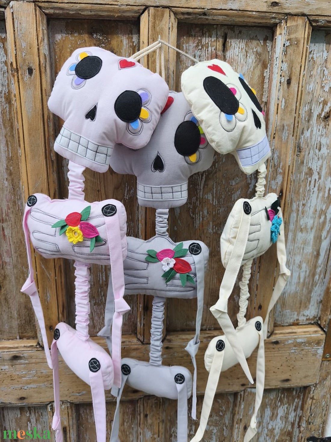 Textil csontváz - otthon & életmód - dekoráció - halloween - halloweeni dekoráció - Meska.hu