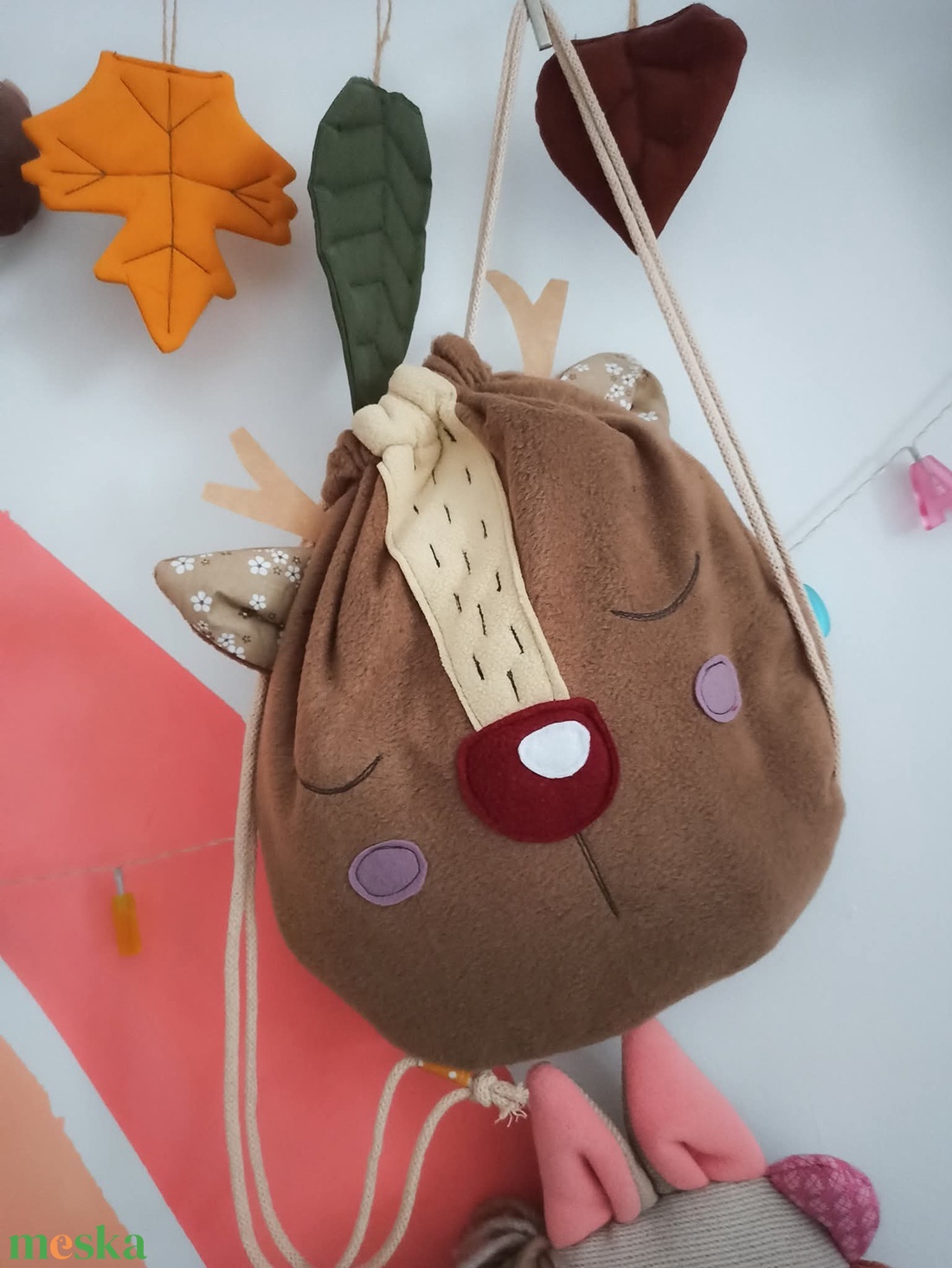 Őzikés hátizsák - táska & tok - hátizsák - hátizsák - Meska.hu