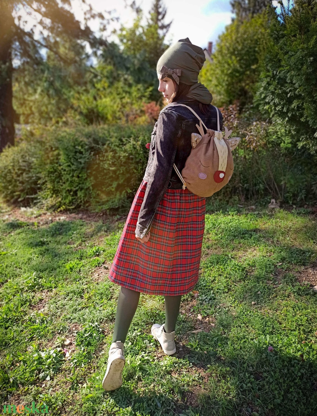 Őzikés hátizsák - táska & tok - hátizsák - hátizsák - Meska.hu