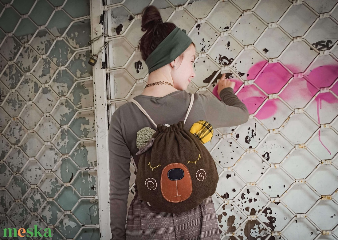 Medve hátizsák  - táska & tok - hátizsák - hátizsák - Meska.hu