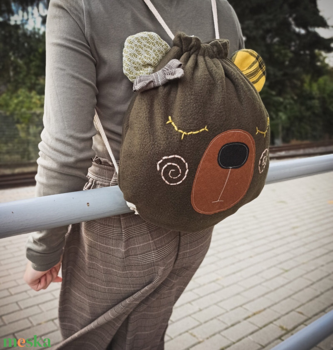 Medve hátizsák  - táska & tok - hátizsák - hátizsák - Meska.hu