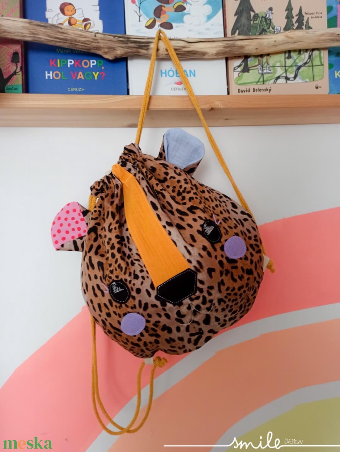 Leopárd hátizsák - táska & tok - hátizsák - hátizsák - Meska.hu