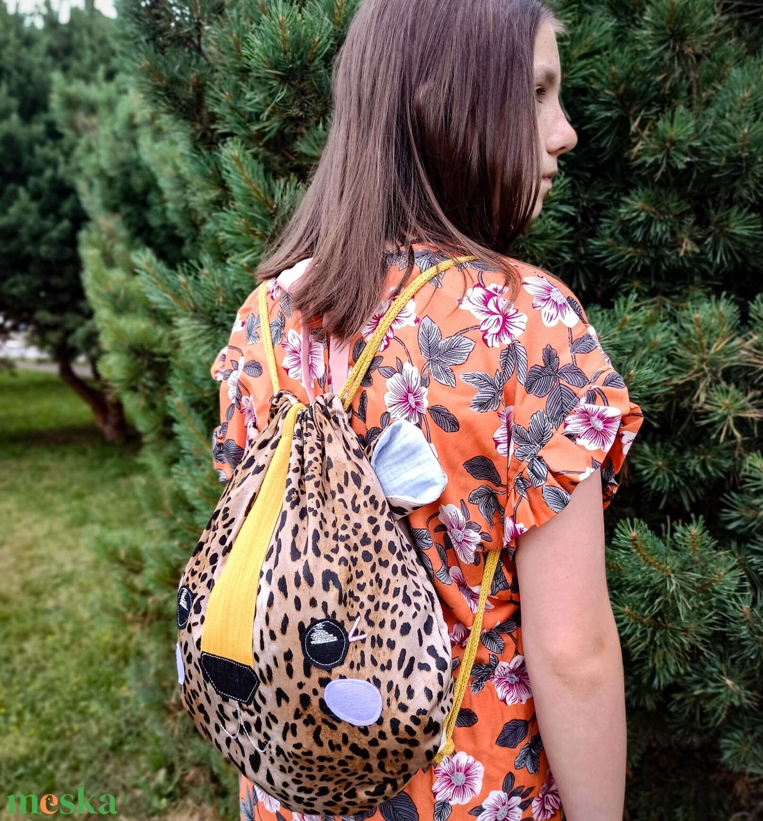 Leopárd hátizsák - táska & tok - hátizsák - hátizsák - Meska.hu