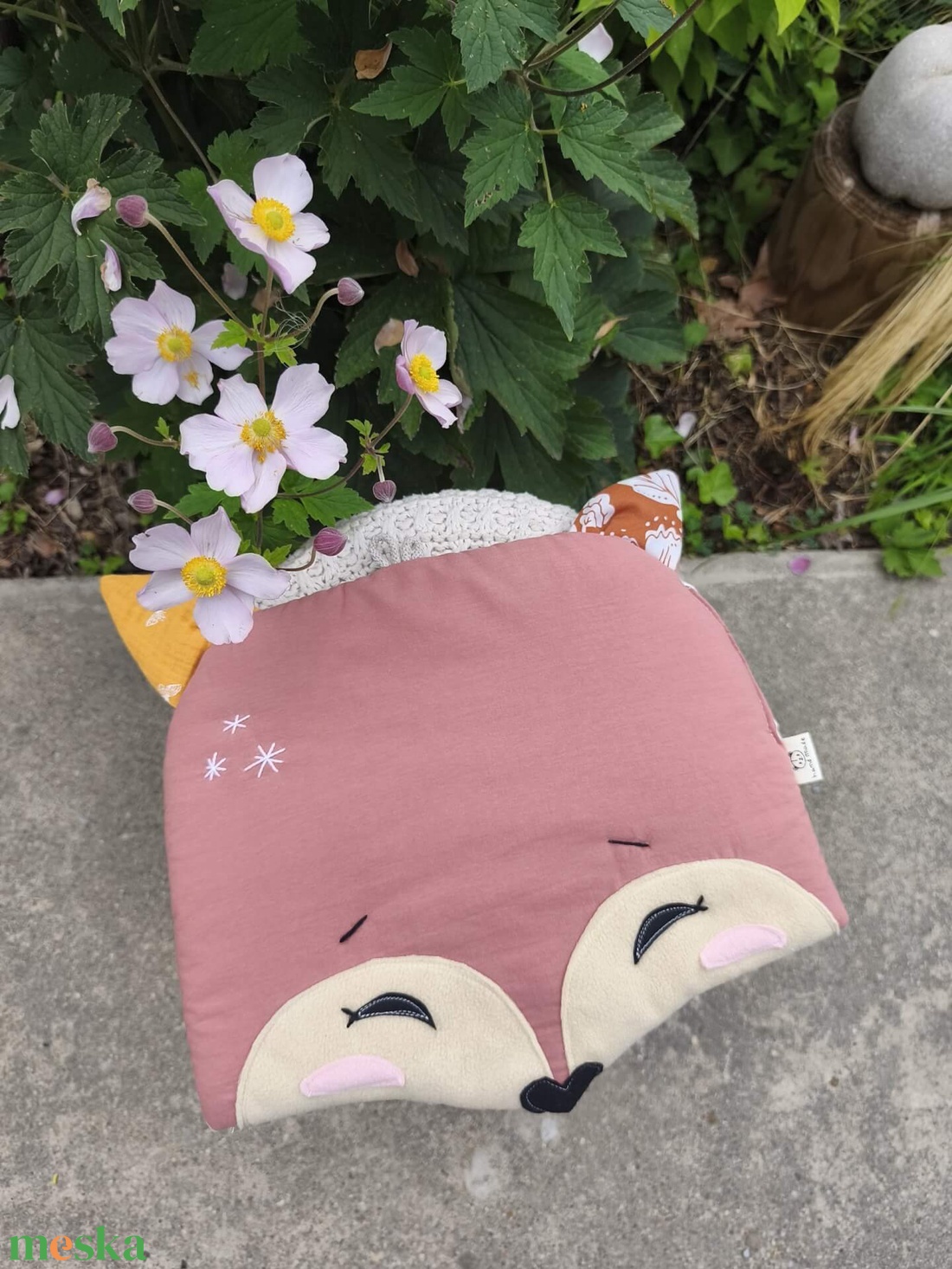 Róka székpárna  - otthon & életmód - babaszoba, gyerekszoba - iskolai ülőpárna - Meska.hu