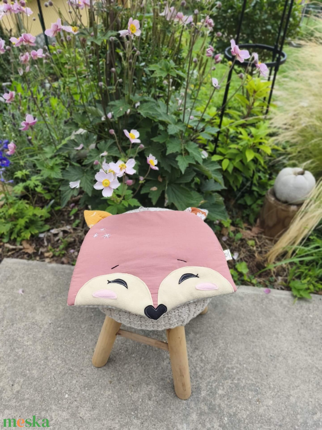 Róka székpárna  - otthon & életmód - babaszoba, gyerekszoba - iskolai ülőpárna - Meska.hu