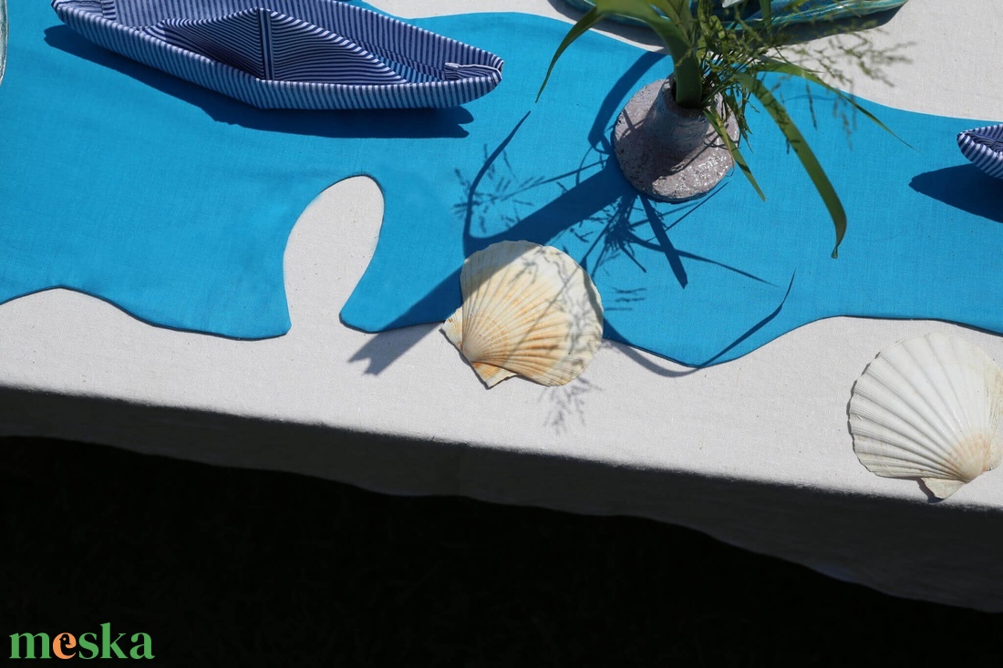 Balaton Blue terítő  - otthon & életmód - konyhafelszerelés, tálalás - tálalás - terítő - Meska.hu