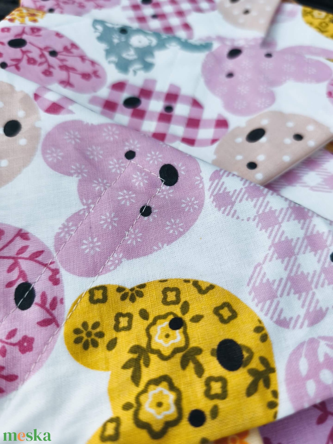 Újraszalvéta teddy macis - táska & tok - uzsonna- & ebéd tartó - szendvics csomagoló - Meska.hu