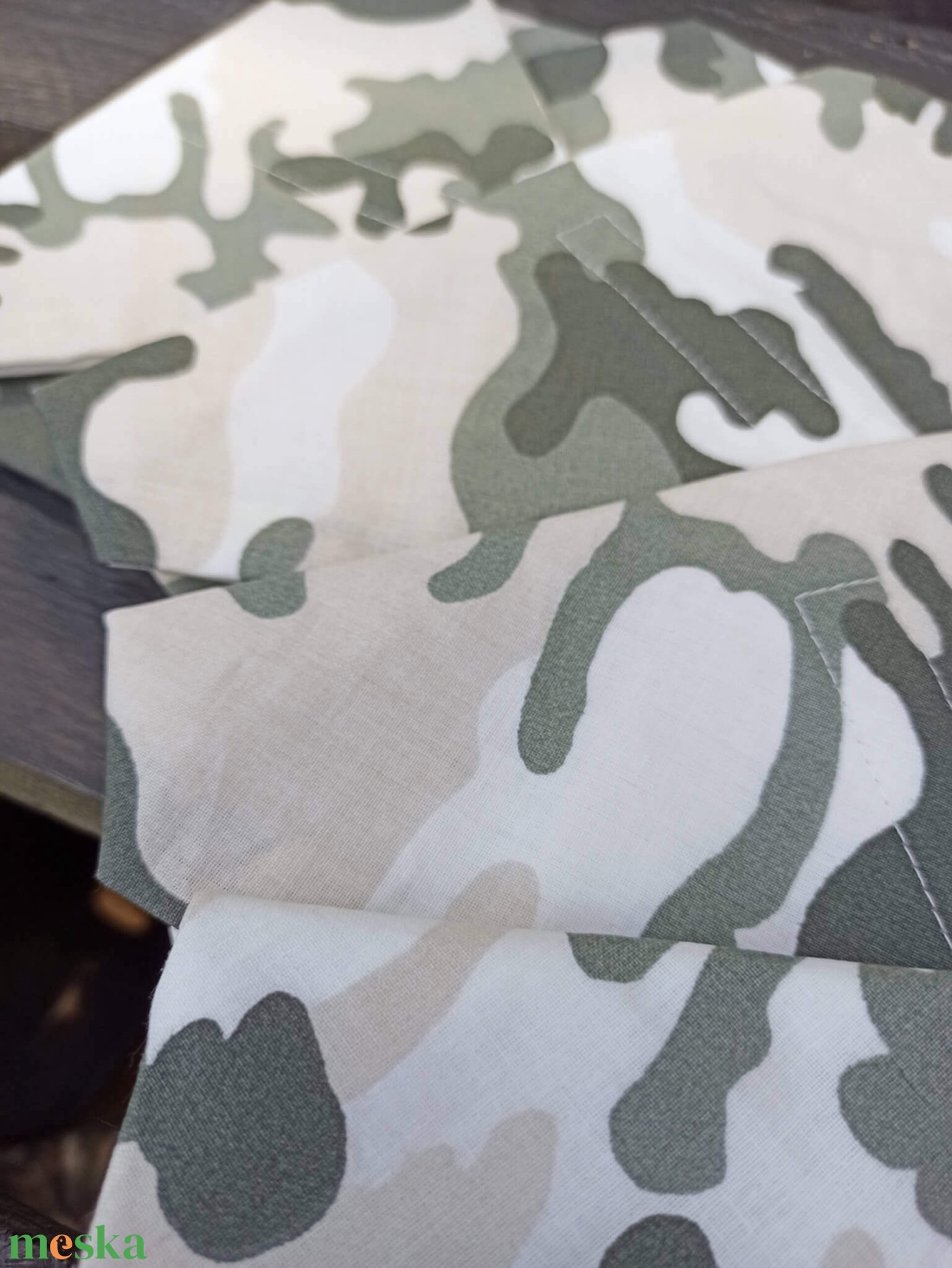 Újraszalvéta terepmintás - táska & tok - uzsonna- & ebéd tartó - szendvics csomagoló - Meska.hu