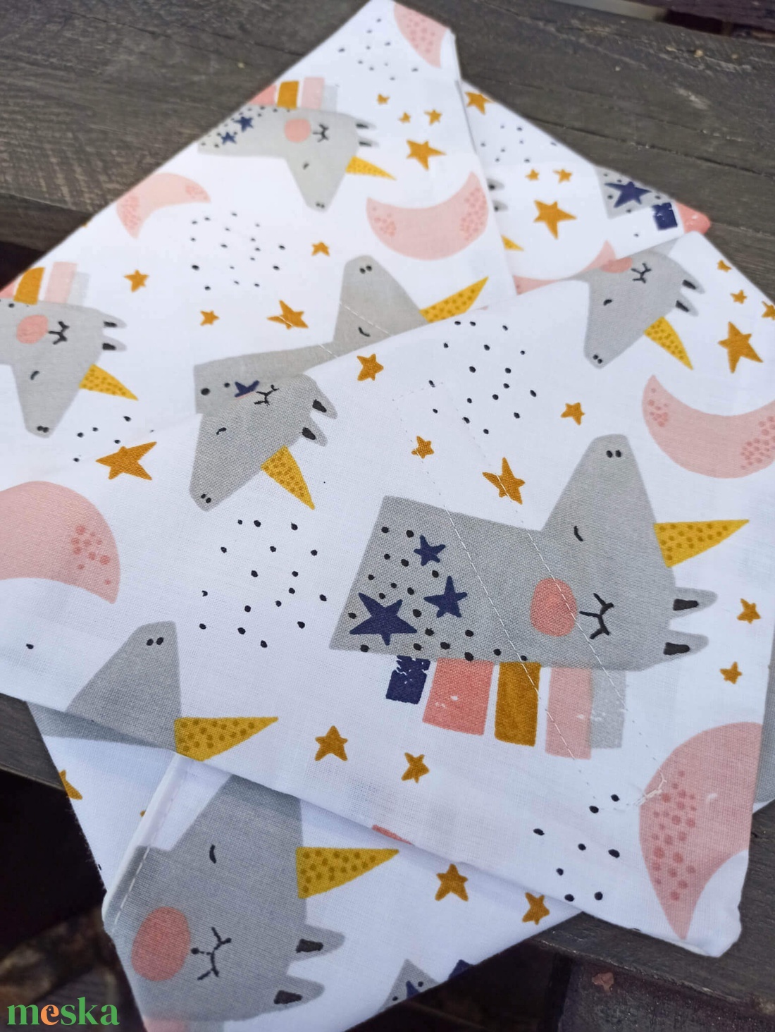 Újraszalvéta unikornis - táska & tok - uzsonna- & ebéd tartó - szendvics csomagoló - Meska.hu