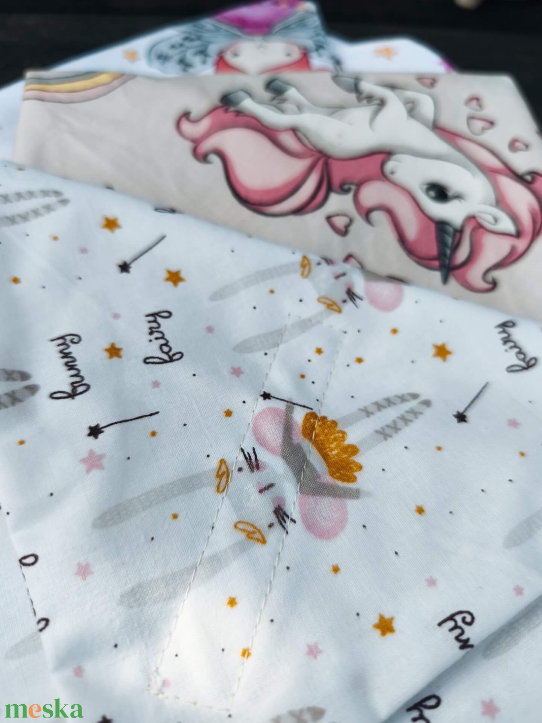 Újraszalvéta Kishercegnő szett - táska & tok - uzsonna- & ebéd tartó - szendvics csomagoló - Meska.hu