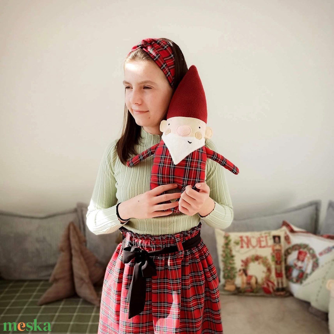 Skót kockás nadrágszoknya - ruha & divat - babaruha & gyerekruha - nadrág - Meska.hu