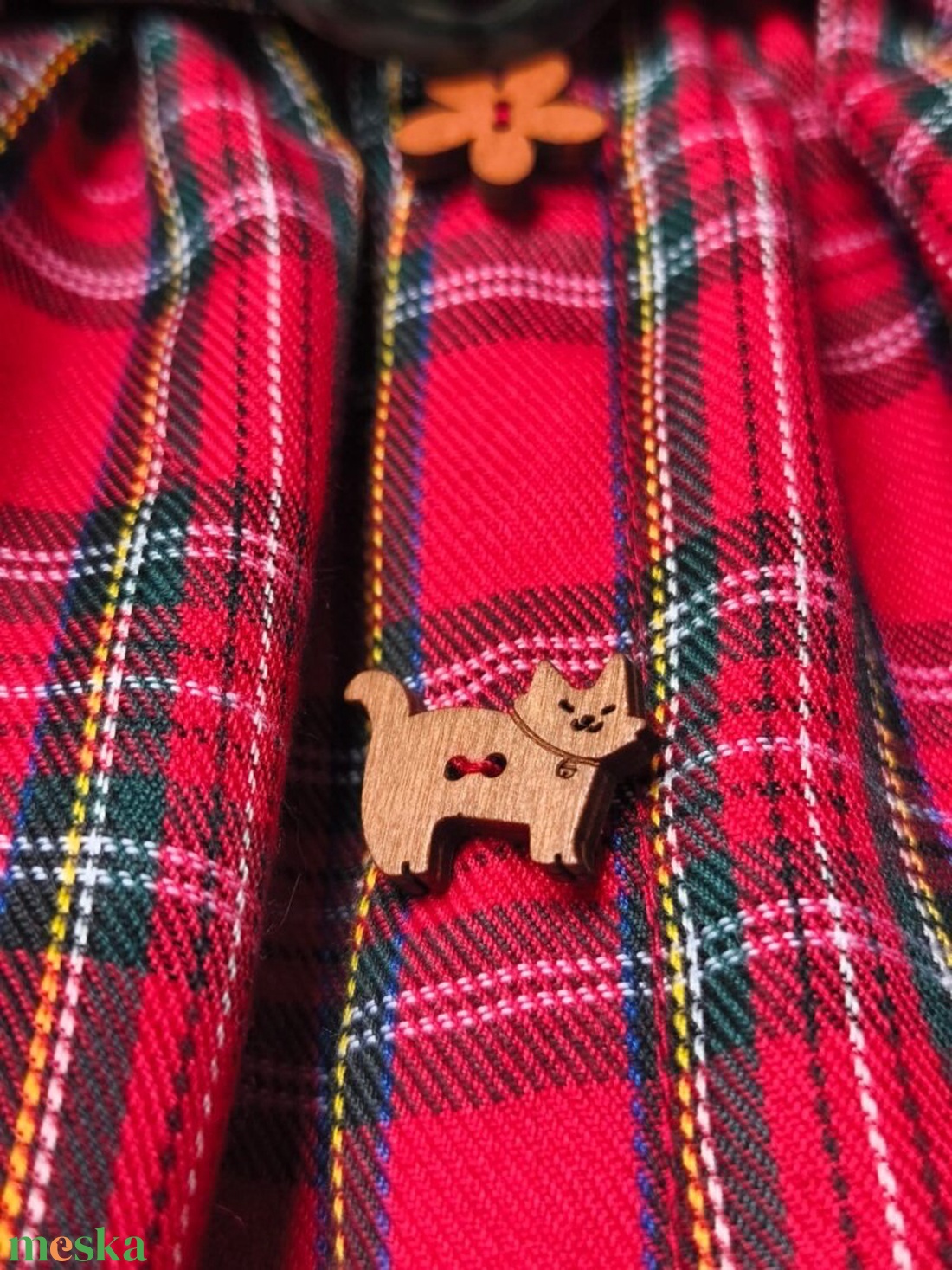 Skótkockás midi szoknya övvel - ruha & divat - babaruha & gyerekruha - szoknya - Meska.hu