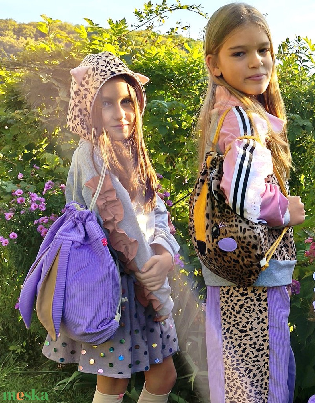 Leopárd balaklava  - ruha & divat - babaruha & gyerekruha - babasapka - Meska.hu