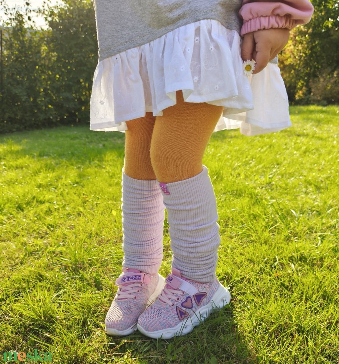 Lábszár melegítő  - ruha & divat - cipő & papucs - lábszármelegítő - Meska.hu