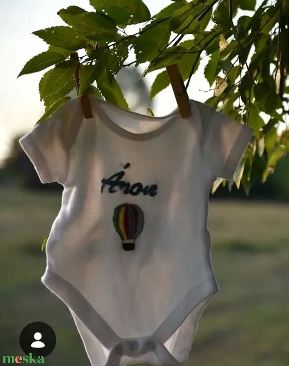 Egyedi hímzett baba body - baba - mama - babaruházat - baba body - Meska.hu