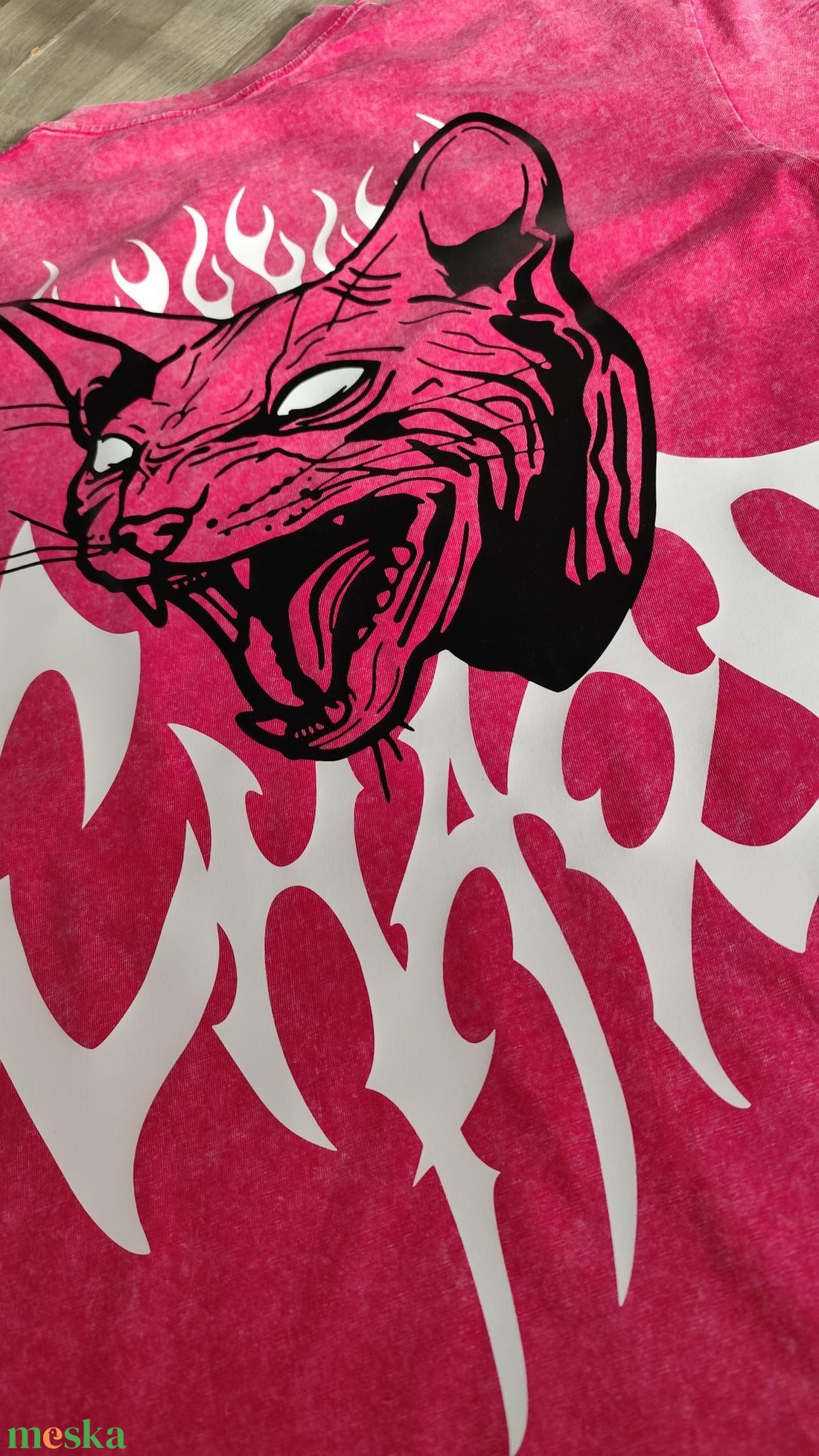 ÚJ! Chaos Sphynx oversize póló - ruha & divat - férfi ruha - póló - Meska.hu ÚJ! Chaos Sphynx oversize póló - ruha & divat - férfi ruha - póló - Meska.hu