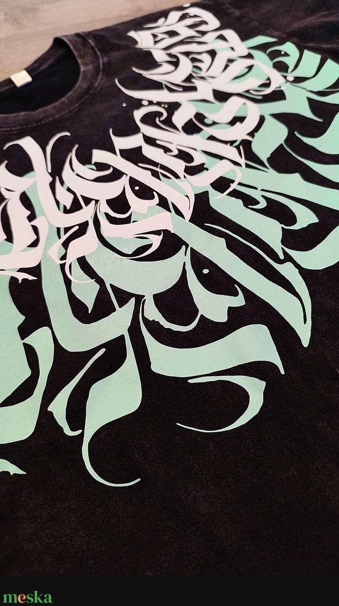 ÚJ! Calligraphy oversize póló - ruha & divat - férfi ruha - póló - Meska.hu ÚJ! Calligraphy oversize póló - ruha & divat - férfi ruha - póló - Meska.hu