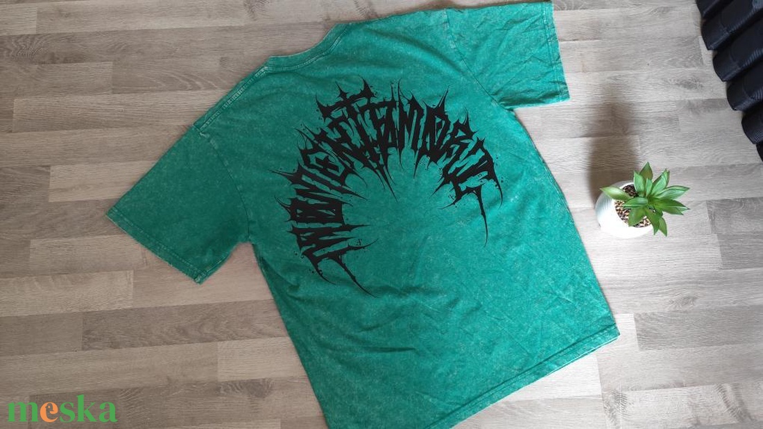 ÚJ! Memento Mori oversize póló - ruha & divat - férfi ruha - póló - Meska.hu ÚJ! Memento Mori oversize póló - ruha & divat - férfi ruha - póló - Meska.hu