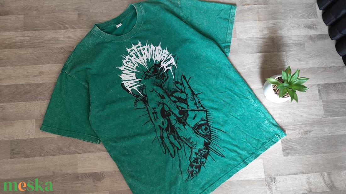 ÚJ! Memento Mori oversize póló - ruha & divat - férfi ruha - póló - Meska.hu ÚJ! Memento Mori oversize póló - ruha & divat - férfi ruha - póló - Meska.hu