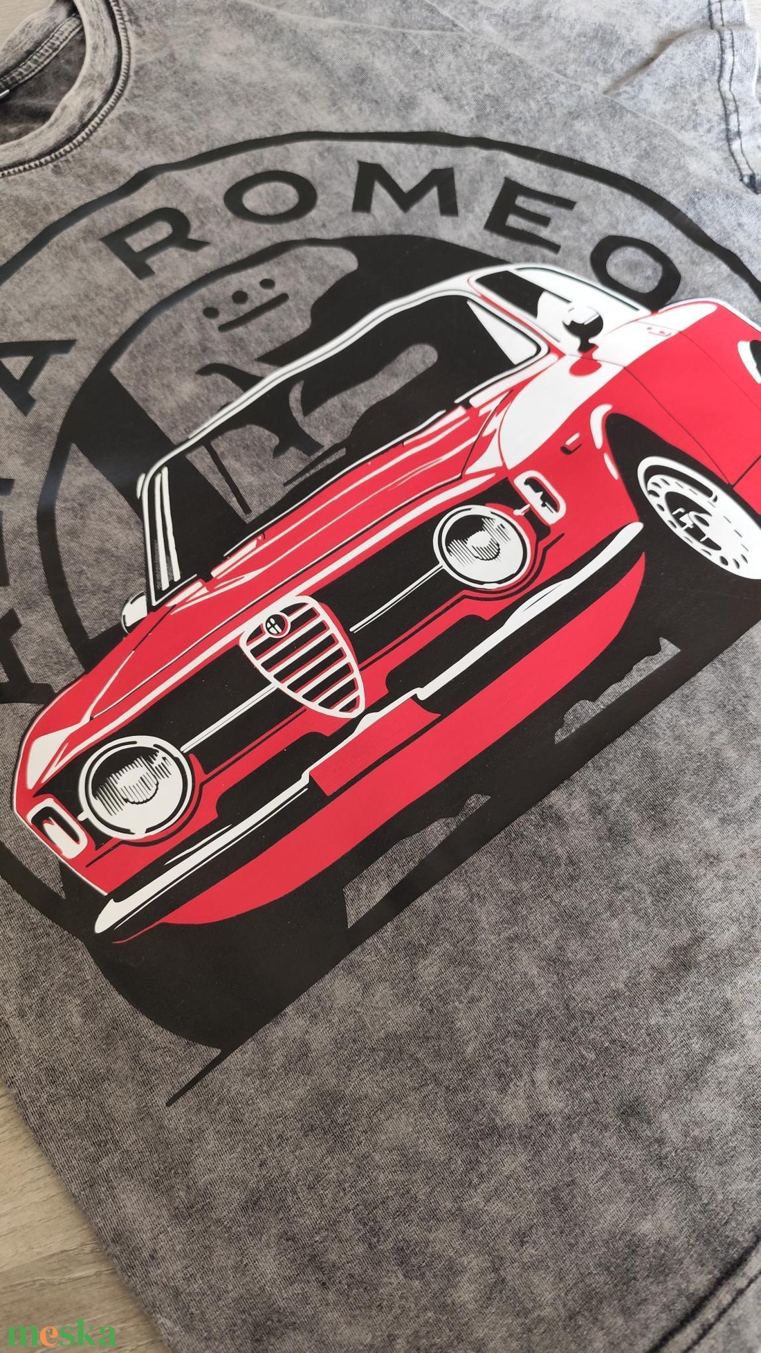 ÚJ! Alfa Romeo oversize póló  - ruha & divat - férfi ruha - póló - Meska.hu
