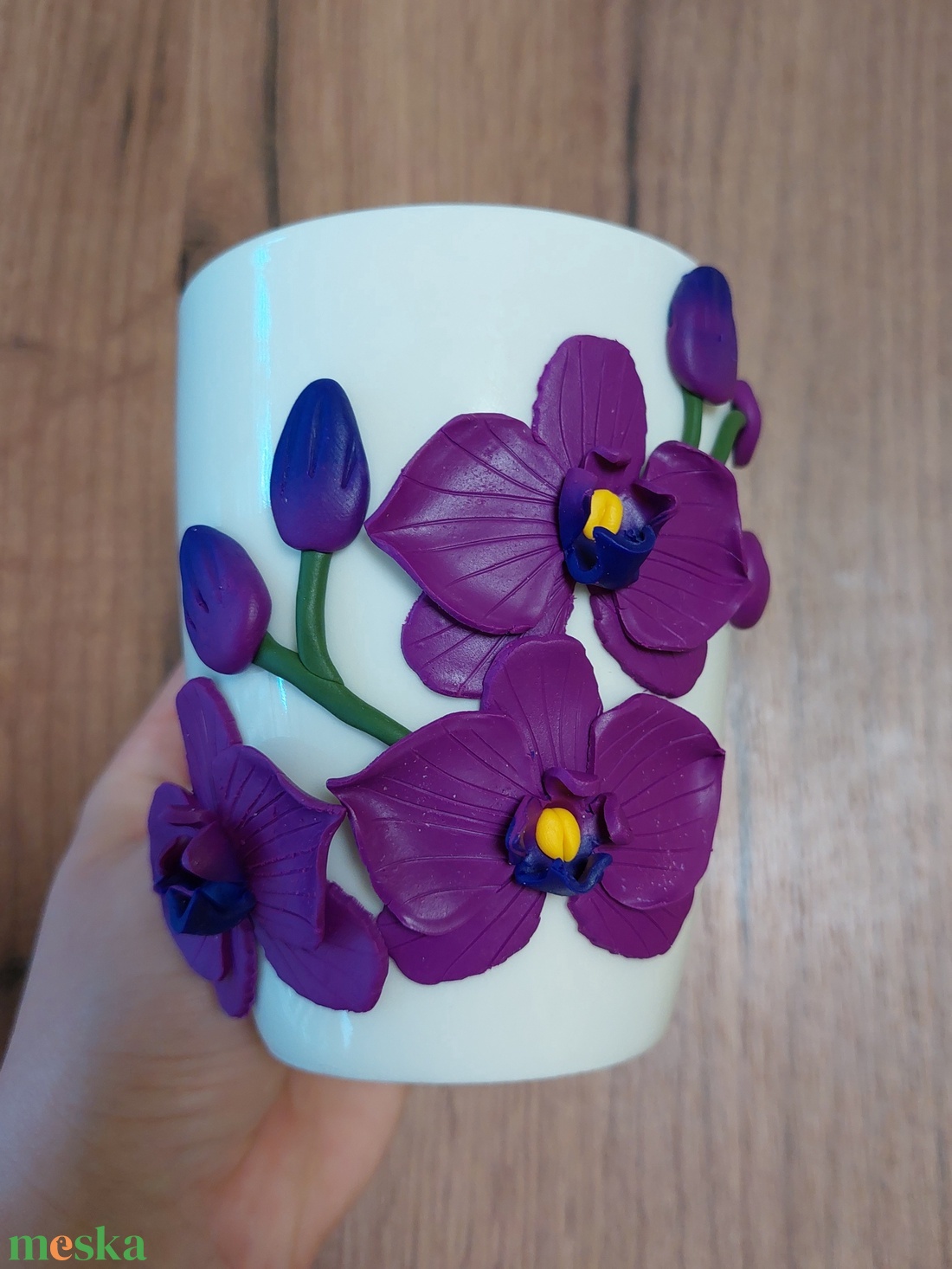 Orchideás bögre - otthon & életmód - konyhafelszerelés, tálalás - tálalás - bögre & csésze - Meska.hu Orchideás bögre - otthon & életmód - konyhafelszerelés, tálalás - tálalás - bögre & csésze - Meska.hu