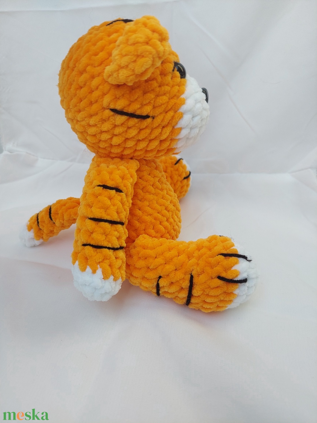 Horgolt tigris mintás mackó figura - játék & sport - plüssállat & játékfigura - maci - Meska.hu Horgolt tigris mintás mackó figura - játék & sport - plüssállat & játékfigura - maci - Meska.hu
