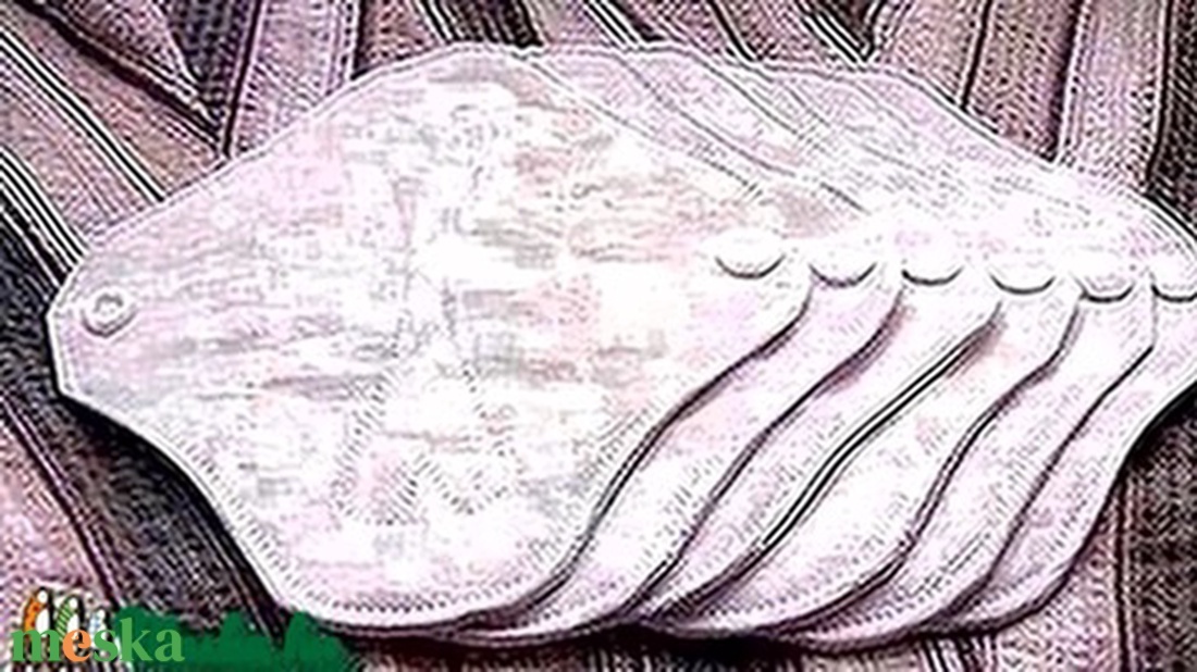 Pamut tisztasági betét szett Hófehérke  - szépségápolás - intim higiénia - tisztasági betét - Meska.hu