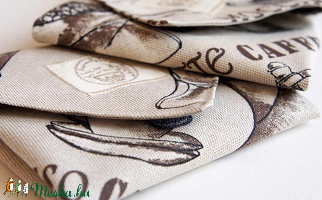 Uzsonnás szalvéta/tartó KÁVÉ -  - Meska.hu