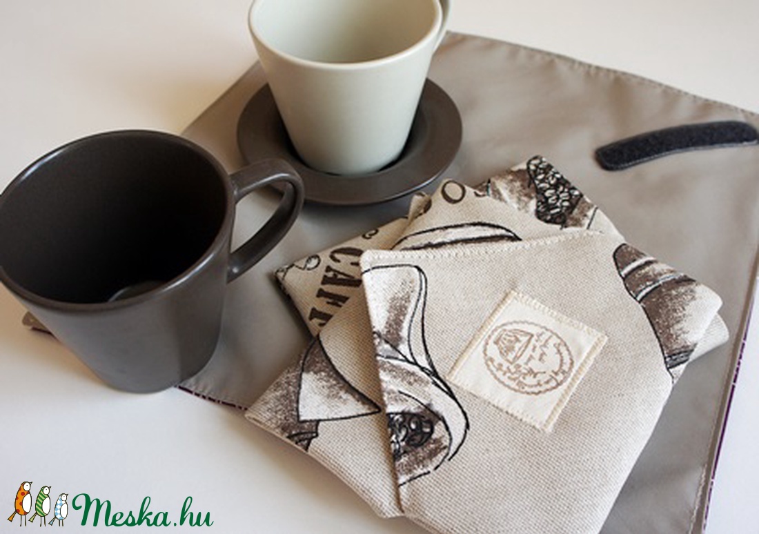 Uzsonnás szalvéta/tartó KÁVÉ -  - Meska.hu