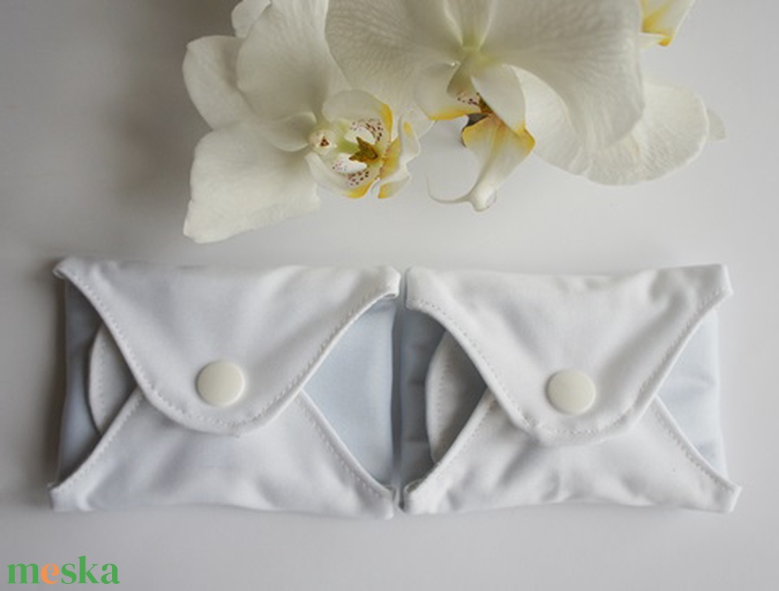 Pamut éjszakai intim betét 2 db-os HÓFEHÉR 26 cm-es - szépségápolás - intim higiénia - intimbetét - Meska.hu