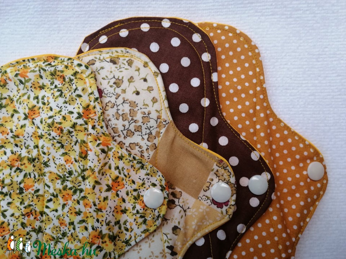 Napsugár intim betét szett /napsárga színben - szépségápolás - intim higiénia - intimbetét - Meska.hu