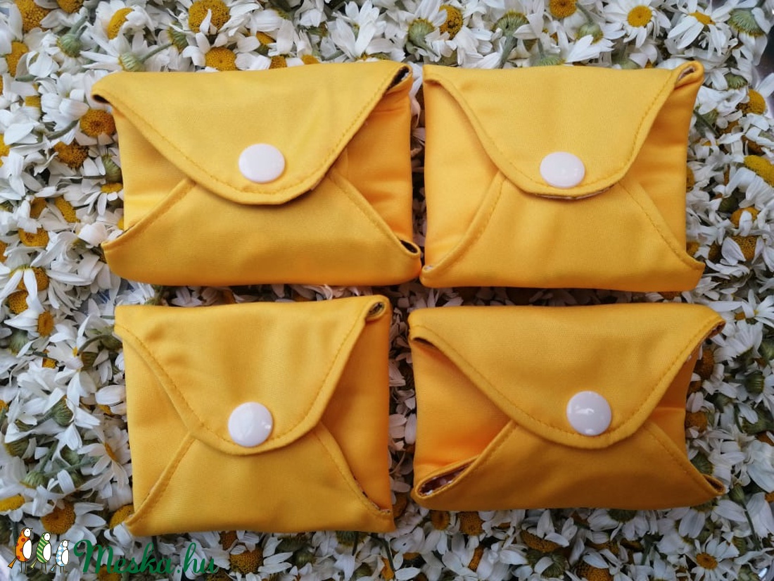 Napsugár intim betét szett /napsárga színben - szépségápolás - intim higiénia - intimbetét - Meska.hu