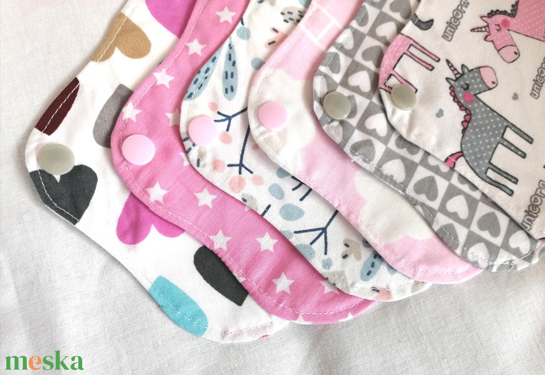 Pamut tisztasági betét szett Mesés varázslat - szépségápolás - intim higiénia - tisztasági betét - Meska.hu