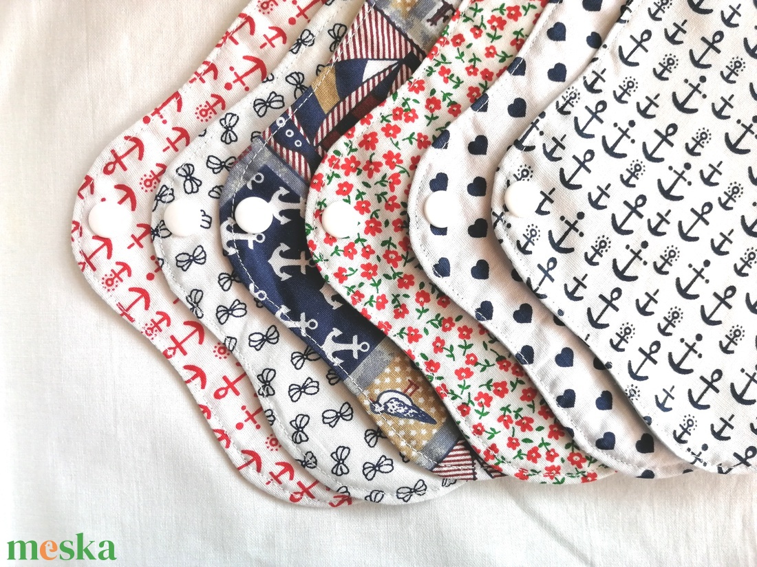 Pamut tisztasági betét szett  NYÁRI ÁLMOK!  - szépségápolás - intim higiénia - tisztasági betét - Meska.hu