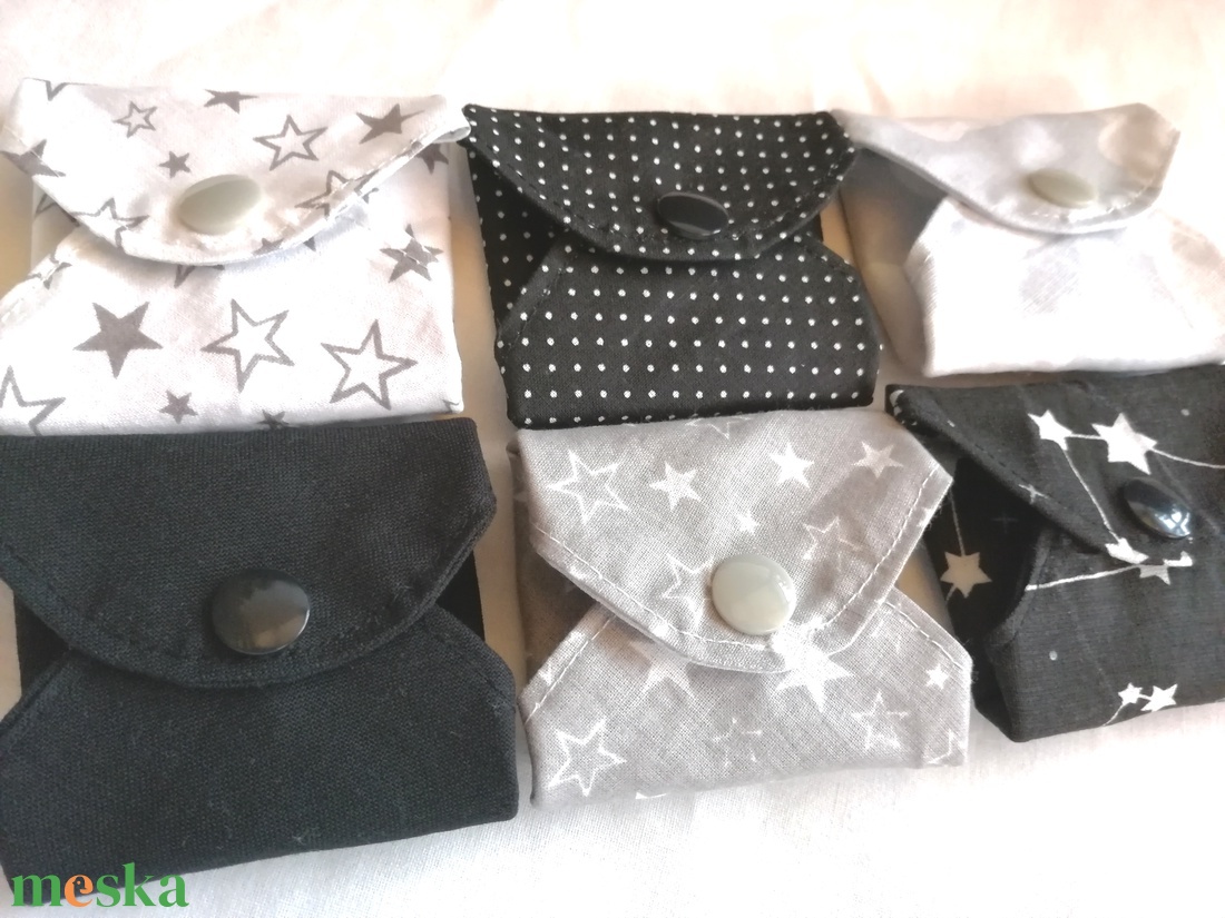 Pamut tisztasági betét szett Csillagok Tánca - szépségápolás - intim higiénia - tisztasági betét - Meska.hu