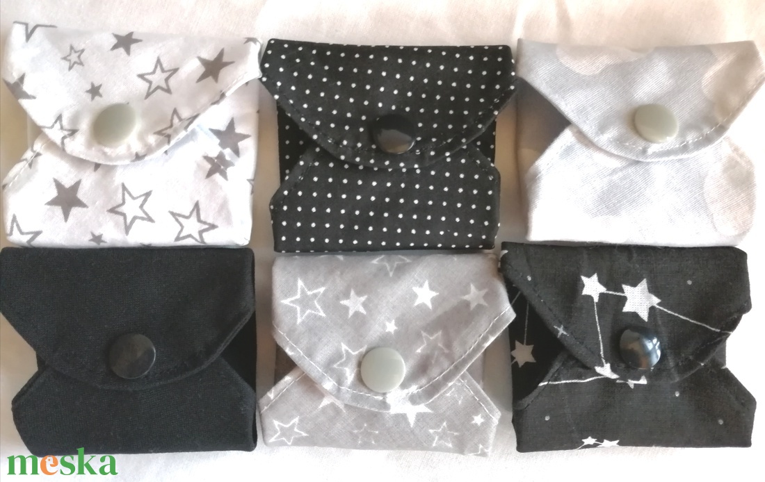 Pamut tisztasági betét szett Csillagok Tánca - szépségápolás - intim higiénia - tisztasági betét - Meska.hu